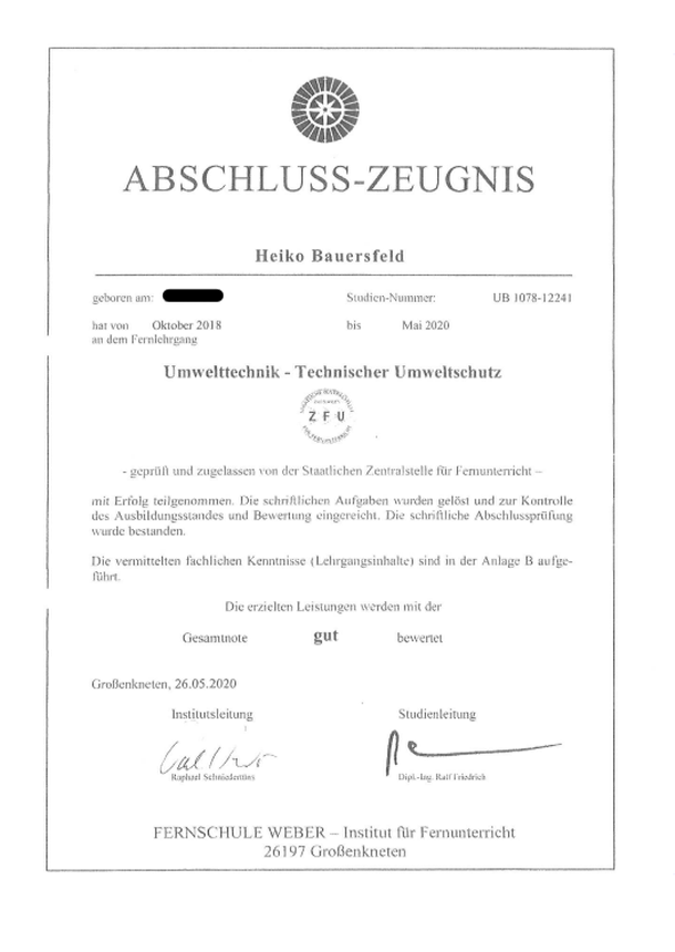 Technischer Umweltschutz